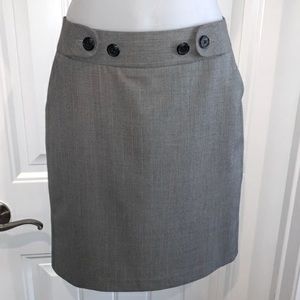 Banana Republic Gray Womens Pencil Skirt